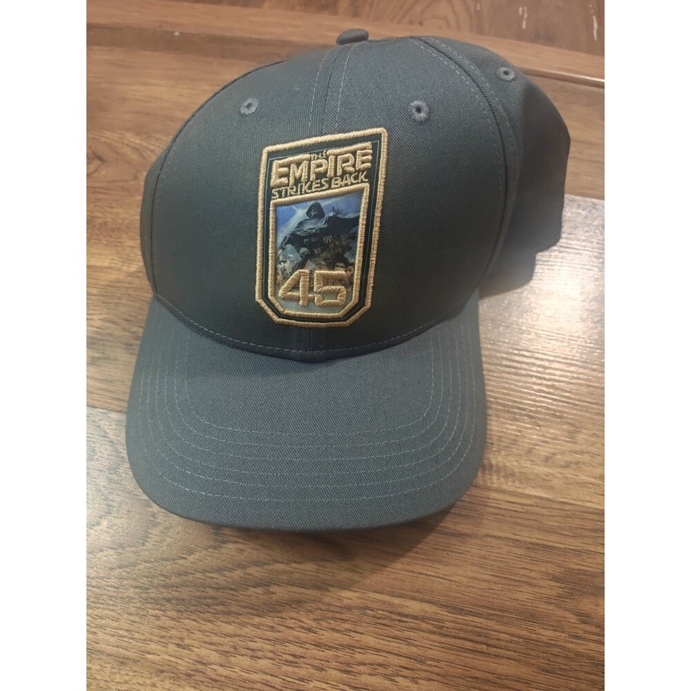 Star Wars Empire Strikes Back 45th Anniversary Hat Gray OSFM Cap Disney Parks